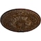 Ekena Millwork Amelia Ceiling Medallion (Fits Canopies up to 2 3/8"), 19 5/8"OD x 3/4"P, Root Beer Crackle CM20AMRBC - alternate 3